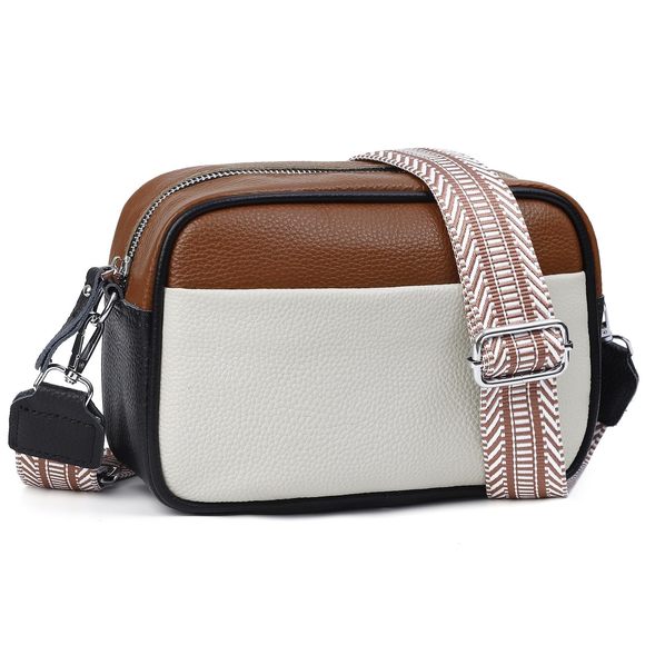 Small Crossbody Bags Genuine Leather, Guitar Strap Shoulder Handbag :< - Picture 1 of 6